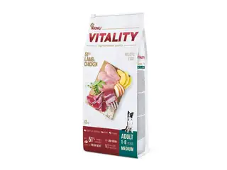Akinu Jehněčí & kuřecí granule pro psy středních plemen