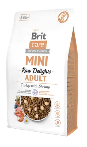 Brit Care Mini FD Raw Delights Turkey with Shrimp