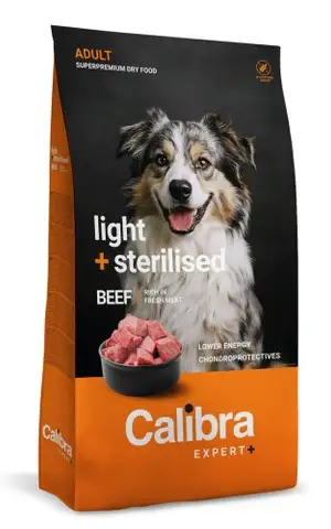 Calibra Calibra Dog EXPERT+ Adult Light & Sterilised Beef