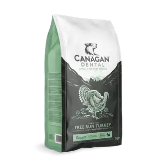 Canagan Dry Dog Food Small Breed Dental Free Run Turkey For Puppies & Adults