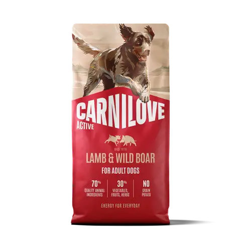 Carnilove ACTIVE Dry Dog Food Made with Lamb & Wild Boar