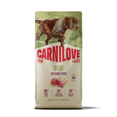 Carnilove TRUE FRESH Duck Dry food for Adult Dogs
