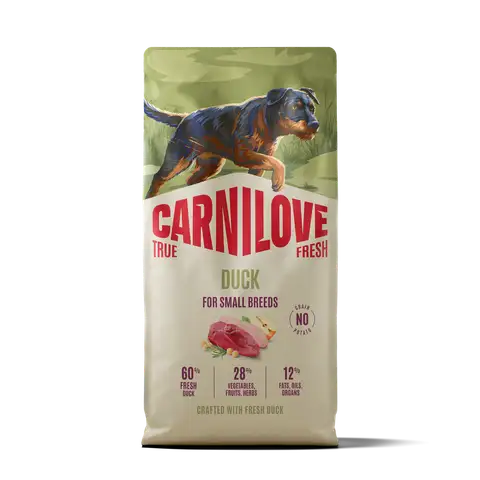 Carnilove TRUE FRESH Duck Dry food for Small Breeds