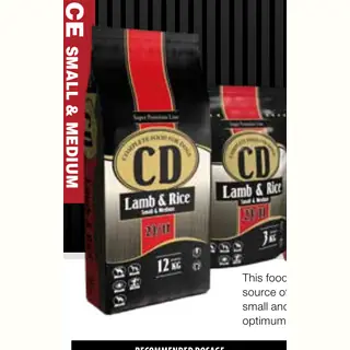 Delikan CD Lamb & Rice Small & Medium