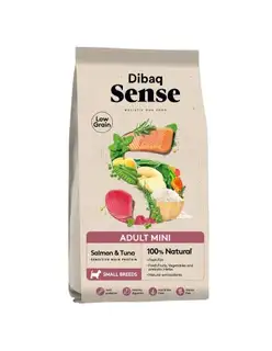 Dibaq Sense Dibaq Sense Low Grain Adult Mini Salmon and Tuna