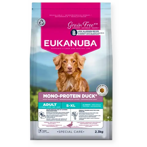 Eukanuba Krmivo Special Care Mono-Protein* Adult All Breed Duck