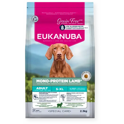 Eukanuba Krmivo Special Care Mono-Protein* Adult All Breed Lamb