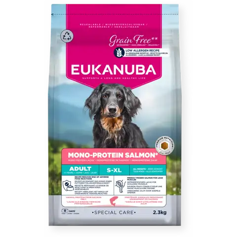Eukanuba Krmivo Special Care Mono-Protein* Adult All Breed Salmon