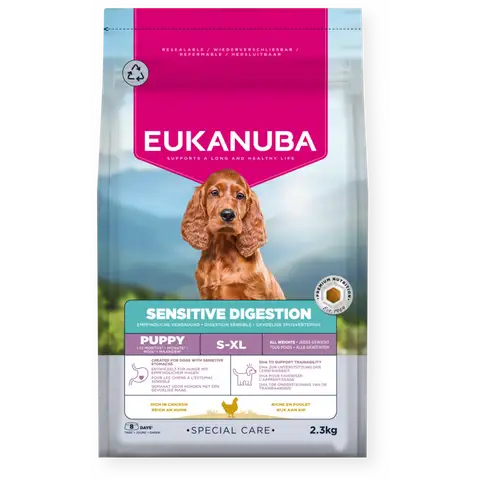 Eukanuba Krmivo Special Care Sensitive Digestion Puppy All Breed