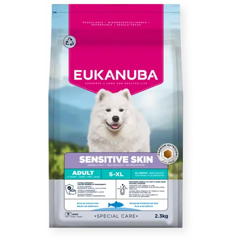 Eukanuba Krmivo Special Care Sensitive Skin Adult All Breed