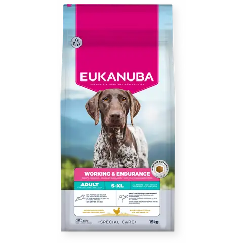 Eukanuba Krmivo Special Care Working & Endurance Adult All Breed