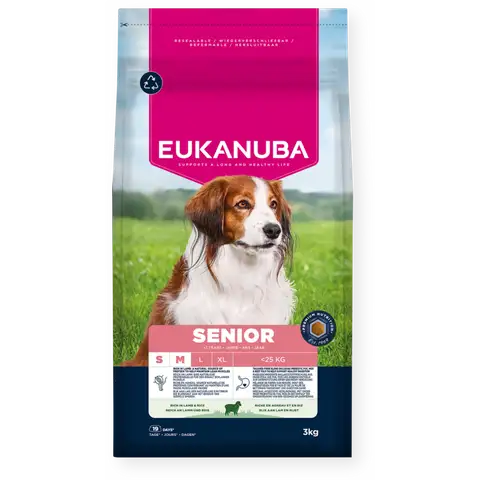 Eukanuba Senior Small/Medium Breed Lamb & Rice