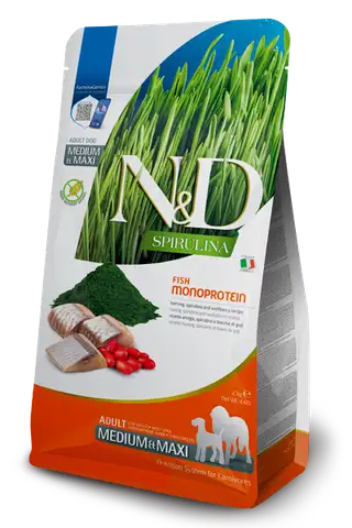 Farmina Herring, Spirulina and Wolfberry adult medium & maxi