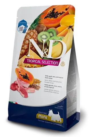 Farmina Lamb, spelt, oats and tropical fruits Adult Mini