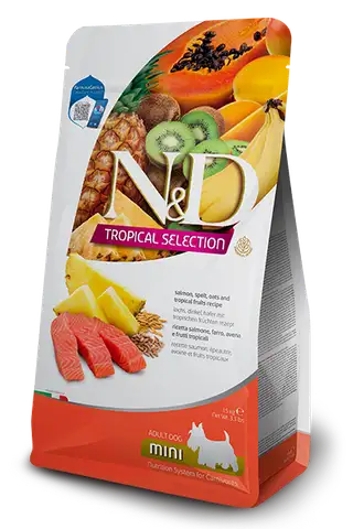 Farmina Salmon, spelt, oats and tropical fruits Adult Mini