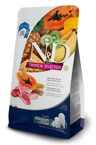 Farmina Lamb, spelt, oats and tropical fruits Puppy Medium & Maxi