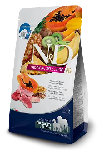Farmina Lamb, spelt, oats and tropical fruits Adult Medium & Maxi