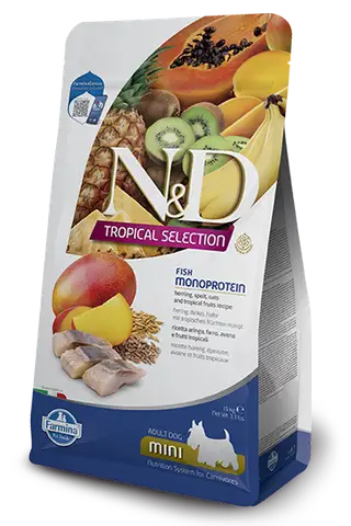 Farmina Herring, spelt, oats and tropical fruits Adult Mini