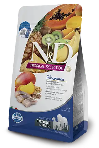 Farmina Herring, spelt, oats and tropical fruits Adult Medium & Maxi