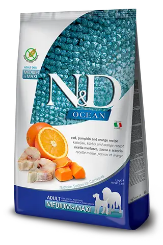 Farmina Cod, Pumpkin & Orange Adult Medium & Maxi