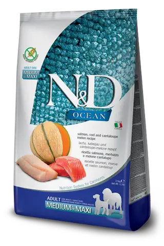 Farmina Salmon, Cod & Cantalupe Melon Adult Medium & Maxi