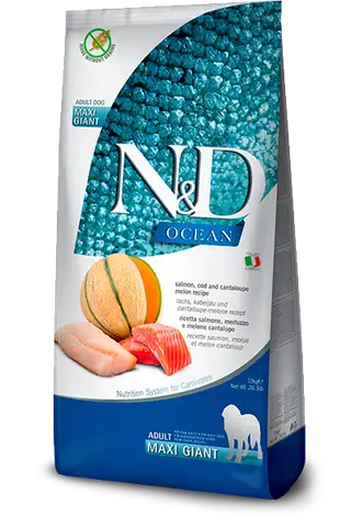 Farmina Salmon, Cod & Cantalupe Melon Adult Maxi Giant
