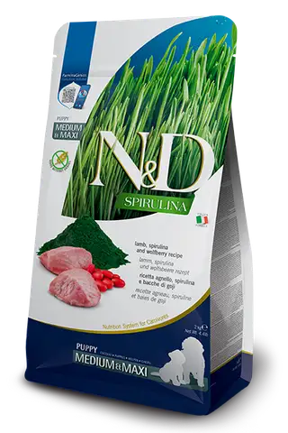 Farmina Lamb, Spirulina and Wolfberry puppy medium & maxi