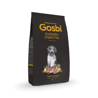 Gosbi Exclusive Grain Free Dog Puppy Medium Fish with Lamb