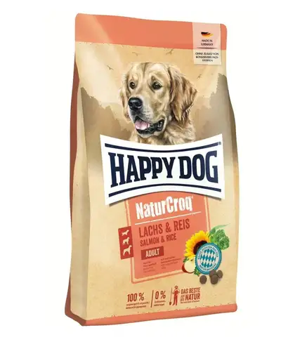 Happy Dog NaturCroq LACHS & REIS