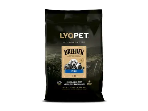 Lyopet Breeder Adult Fish monoproteinové granule pro psy s rybím masem