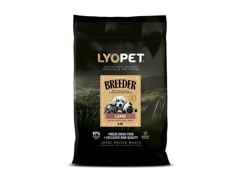 Lyopet Breeder Adult Mini Lamb granule pro psy malých plemen s jehněčím a hovězím