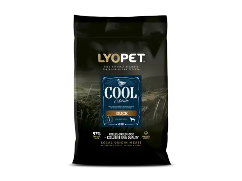 Lyopet Cool Adult Duck za studena lisované granule s kachním a krůtím masem