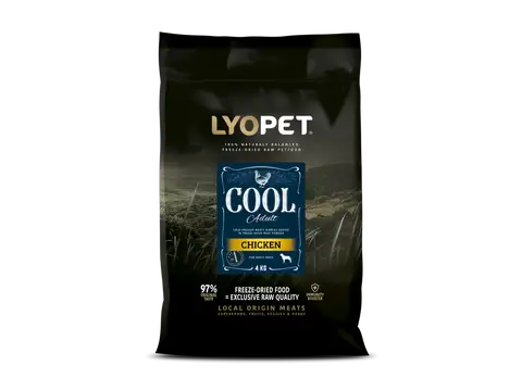 Lyopet Cool Adult Chicken za studena lisované granule s kuřecím masem