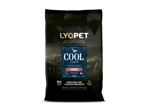 Lyopet Cool Adult Mini Duck za studena lisované granule s kachním a krůtím masem