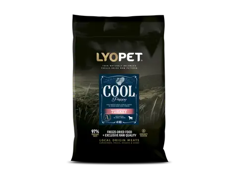 Lyopet Cool Puppy Mini Turkey za studena lisované granule s krůtím a kachním masem