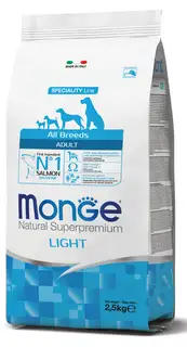 Monge Monge Natural Superpremium All Breeds Adult Light Salmon with Rice