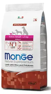 Monge Monge Natural Superpremium Extra Small Adult Lamb with Rice and Potatoes