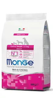 Monge Monge Natural Superpremium Extra Small Adult Rich in Chicken