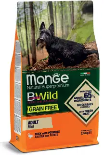 Monge Monge Natural SuperPremium Grain Free Formula Mini Adult Dog Duck with Potatoes