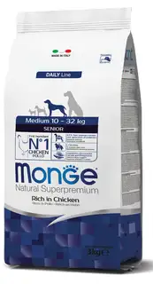 Monge Monge Natural Superpremium Medium Senior Rich in Chicken