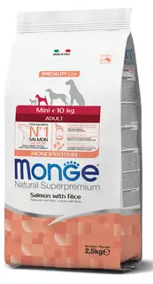 Monge Monge Natural Superpremium Mini Adult Monoprotein Salmon with Rice