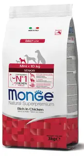 Monge Monge Natural Superpremium Mini Senior Rich in Chicken
