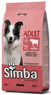 Monge Simba Adult Dog kibbles with Beef