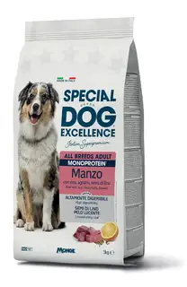 Monge Special Dog Excellence All Breeds Monoprotein Adult Dog Beef
