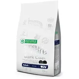 Nature's Protection Dry food for adult dogs of all breeds with black coat with poultry
