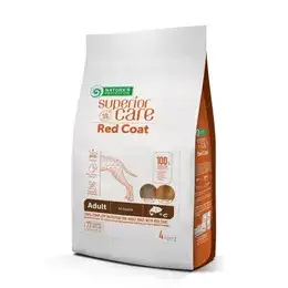 Nature's Protection Dry grain free food for adult dogs of all breeds with red coat, with salmon