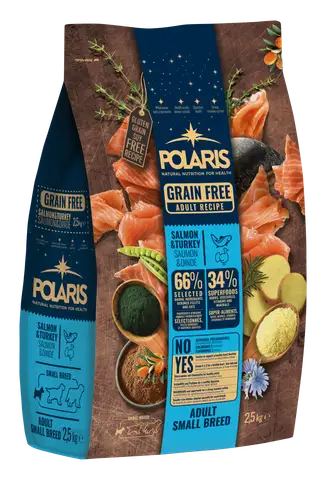 Polaris Holistic S čerstvým lososem a krůtím — Adult