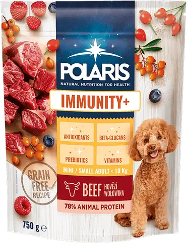 Polaris Immunity+ S čerstvým hovězím — Adult
