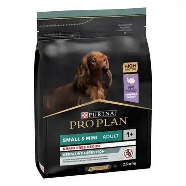 Purina Pro Plan PRO PLAN® Sensitive Digestion bez obilovin (malá plemena) krůta