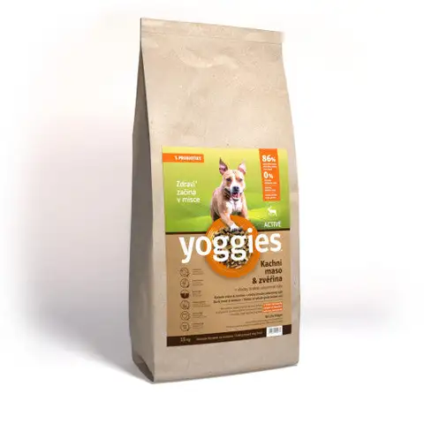 Yoggies Active — kachní maso a zvěřina